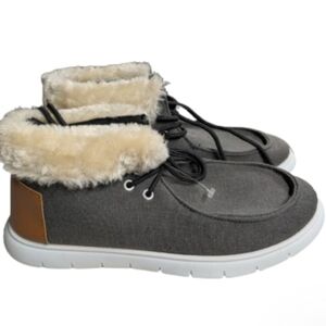 💥💥💥C&C California Gray and Tan Ankle Boots